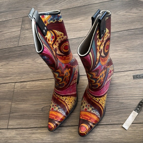 Nomad Yippy rain boots Turquoise Monet color - Picture 8 of 9